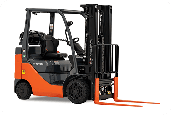 Montacargas Toyota Core IC Cushion para almacenes y manufactura en México